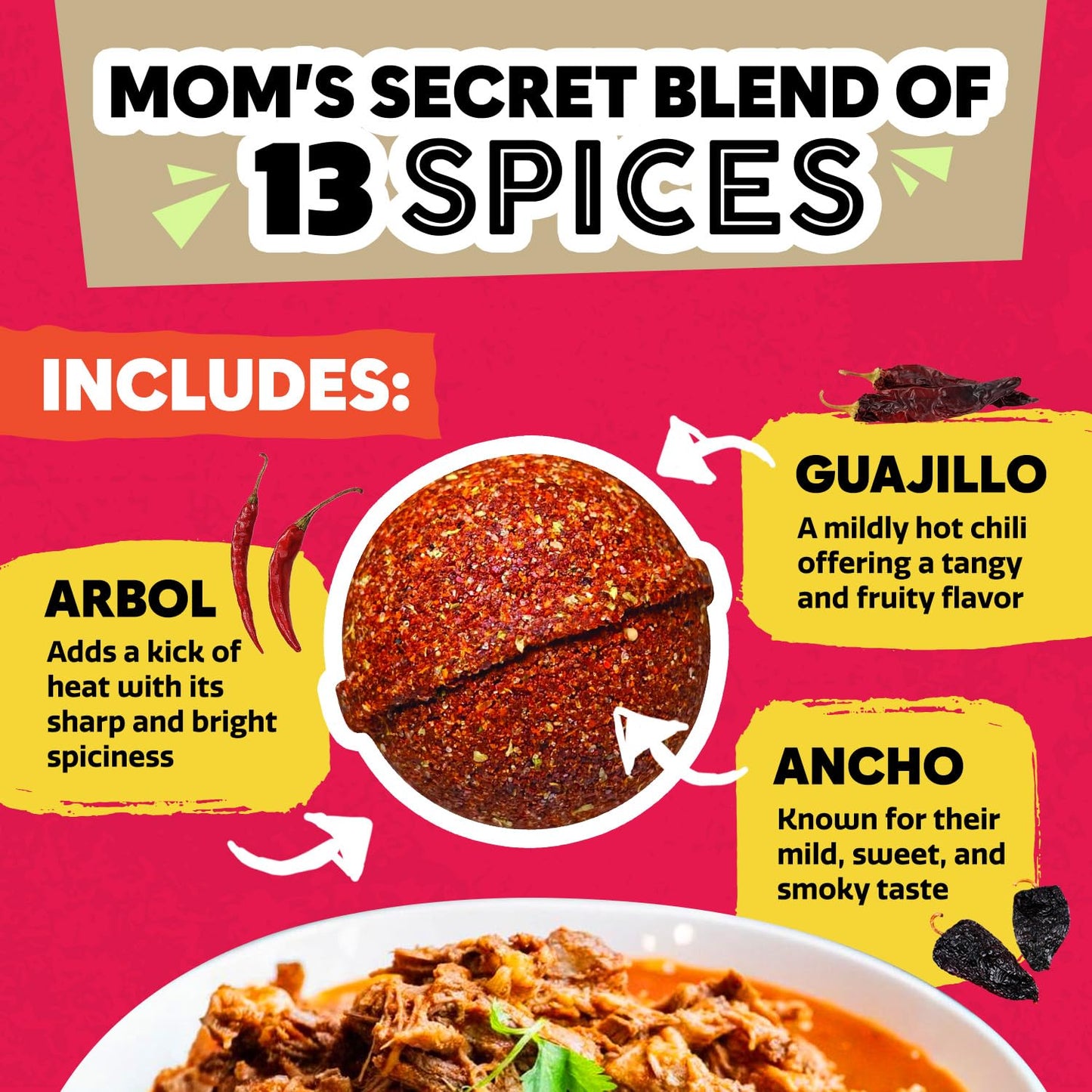 EZ Bombs Birria Bomb Seasoning, Pack of 2 - Authentic Mexican Spice Mix + Exclusive Digital Recipe Guide - Perfect for Tacos, Burritos, Nachos