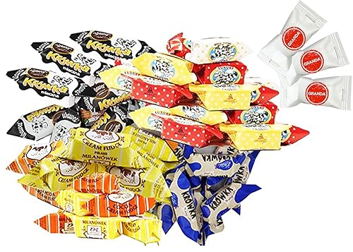 TASTE OF POLAND KROWKI MIX 2 LB MILANOWEK, WAWEL, SOLIDARNOSC, WEDEL. Fudge Candy Mix From Poland By Granda.