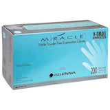 Adenna Miracle 4 mil Powder-Free Nitrile Exam Gloves, Medical Grade, Blue, X-Small, Box of 200