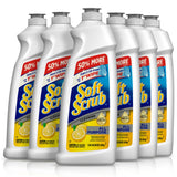 Soft Scrub Cleanser, Lemon Fragrance, 36 Oz, 1 Count, Multi Surface Cleaner for Kitchen, Removes Grease, Grime, Food Stains & Hard Water Deposits