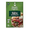 Simply Organic Fajita Seasoning Mix, Gluten Free, Certified Organic, Kosher - Chicken Fajita Seasoning - Pure Flavor for Tacos, Stir-Fries, Mexican