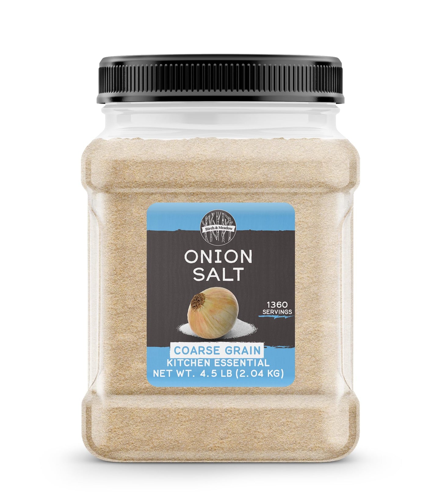 Birch & Meadow 4.5 lb of Onion Salt, Flavorful, Soups & Savory Dishes