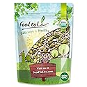 Food to Live Organic Sprouted Sunflower and Pumpkin Seed Mix with Himalayan Salt, 8 Ounces - Natural Snack, Rich in Protein, Perfect for Snacking