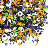 Manvscakes Halloween Sprinkles - Sprinkles For Cake Decorating, Edible Themed Sprinkles For Cookie Decorating, Chocolate Desserts, Cupcakes, Ice