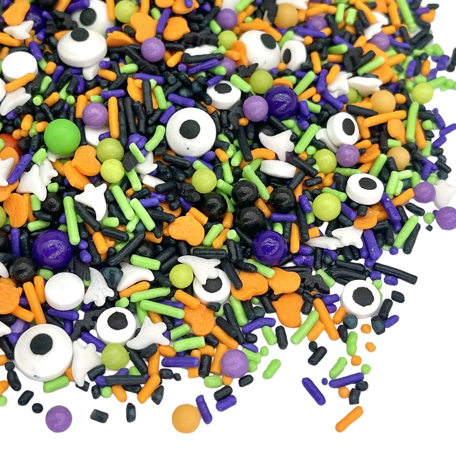 Manvscakes Halloween Sprinkles - Sprinkles For Cake Decorating, Edible Themed Sprinkles For Cookie Decorating, Chocolate Desserts, Cupcakes, Ice