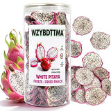 Soft-Dried White Dragon Fruit Slices | Unsweetened, Pure Fruit | Perfect for Yogurt, Cereal, Tea,Cocktails & Desserts | Resealable Jar (250g)