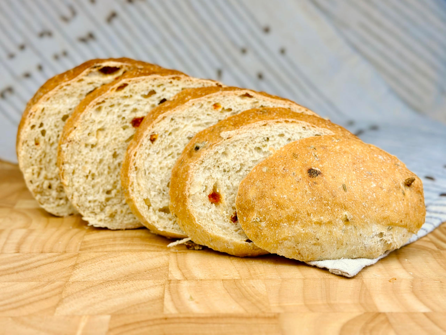 Molibake Italian Focaccia Bread Mix - Pack of 1, 15 oz - Artisan Mediterranean Style with Bell Pepper, Tomato, Onion, Garlic & Herbs