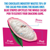 Blue Stripes - Almond Butter Whole Cacao Truffle Chocolate Bars, 70% Cacao, Almond Butter, Healthy Chocolate, Vegan, No Refined Sugar, Non GMO, Gluten
