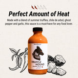 Seed Ranch Gourmet Truffle Hound Hot Sauce - Medium Heat - Spicy & Savory Truffle Hot Sauce with Chile de Arbol, Ghost Pepper & Garlic - Vegan