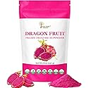 Indus Farms Freeze Dried Dragon Fruit Powder (Pitaya) - Vibrant Magenta Pink, Single Ingredient, No Added Sugar - Smoothies, Baking, Drinks & Yogurt