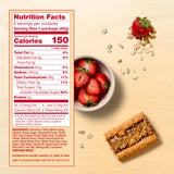 Nature’s Bakery Oatmeal Crumble Bars, Strawberry, Real Fruit, Vegan, Non-GMO, Breakfast bar, 6 Boxes With 6 Packs, 36 Count