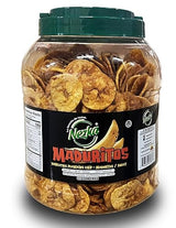 Nezka Sweet Plantain Chips - Delicious Crunchy Snacks and Side Dish - Jar of 28 oz