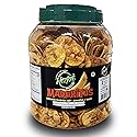 Nezka Sweet Plantain Chips - Delicious Crunchy Snacks and Side Dish - Jar of 28 oz