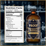 Proof Syrup Old Fashioned Cocktail Mix - Made with Real Bitters & Cane Sugar - Pumpkin Spice Flavor - Fast, Easy, Delicious, Handcrafted Craft