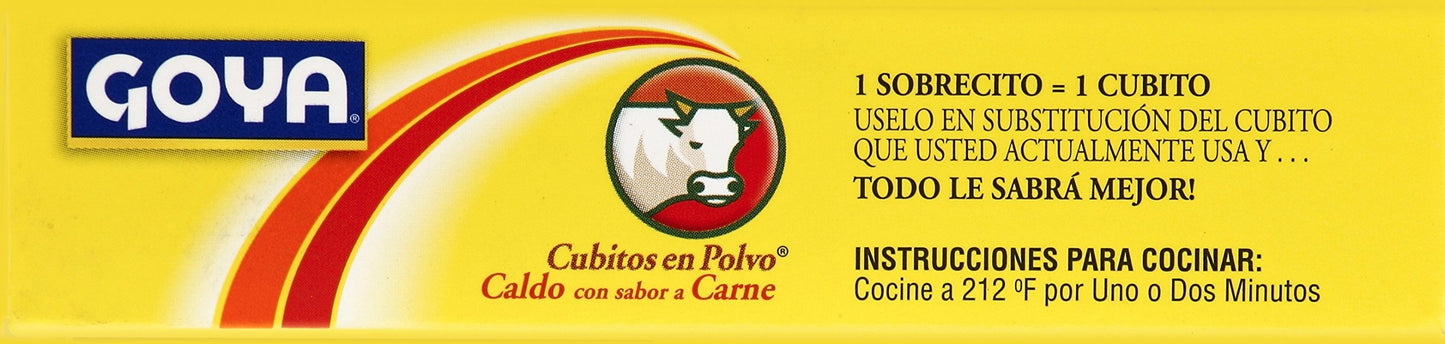Goya Cub Polvo Carne Beef, 2.8-Ounce Boxes (Pack of 24)
