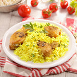 Golden Crown Smoked Basmati Rice - 32 oz (2LB) | Premium Quality Gluten-Free & Vegan | Non-GMO Smoked Kitchen Rice | Aromatic Long-Grain Tasty & Delicious | Fluffy Texture & Flavorful Great Taste