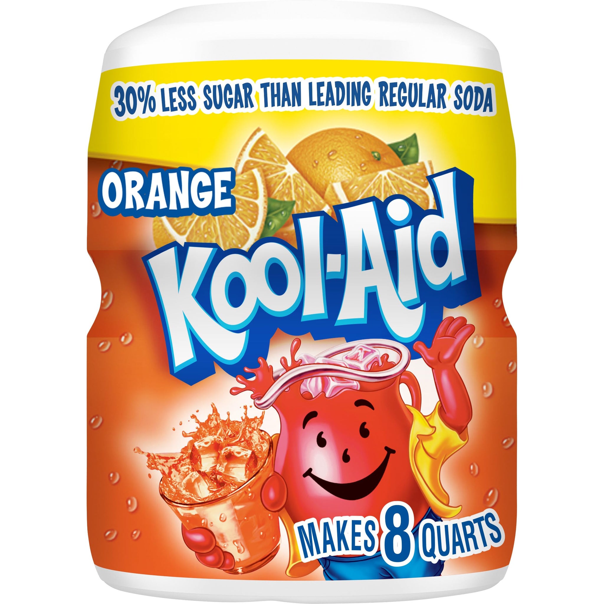 Kool-Aid Orange Flavored Drink Mix (19 oz Canister)