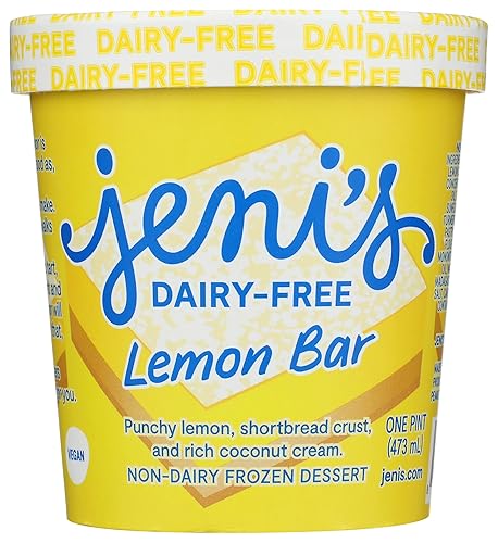 Jenis Splendid Ice Creams Lemon Bar Non-Dairy Frozen Dessert, 1 PT