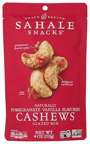 Sahale Snacks Glazed Mix, Pomegranate & Vanilla , 4 Oz