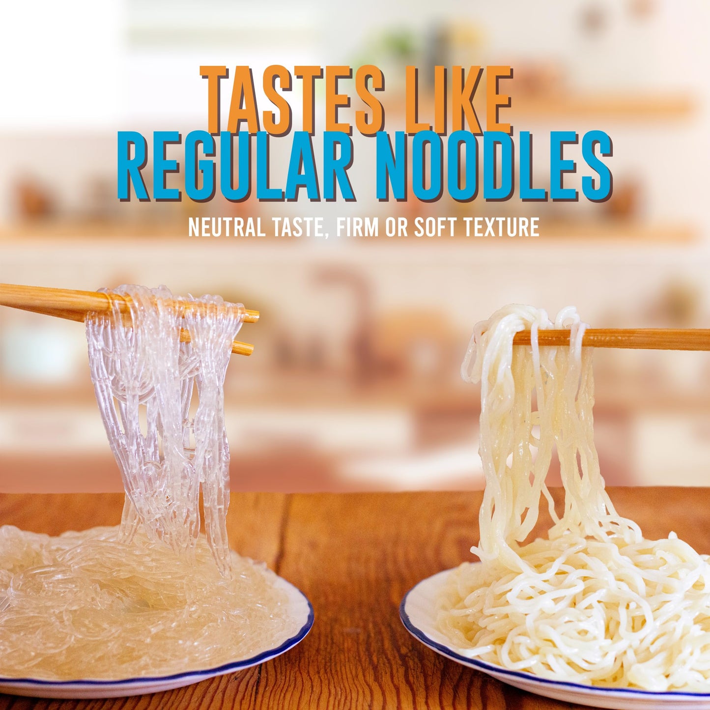 Sea Tangle Kelp Noodles (12oz) - Low Calorie Asian Noodles for Healthy Noodle Dishes - Gluten Free, Keto Noodle Sub for Rice Noodles, Glass Noodles