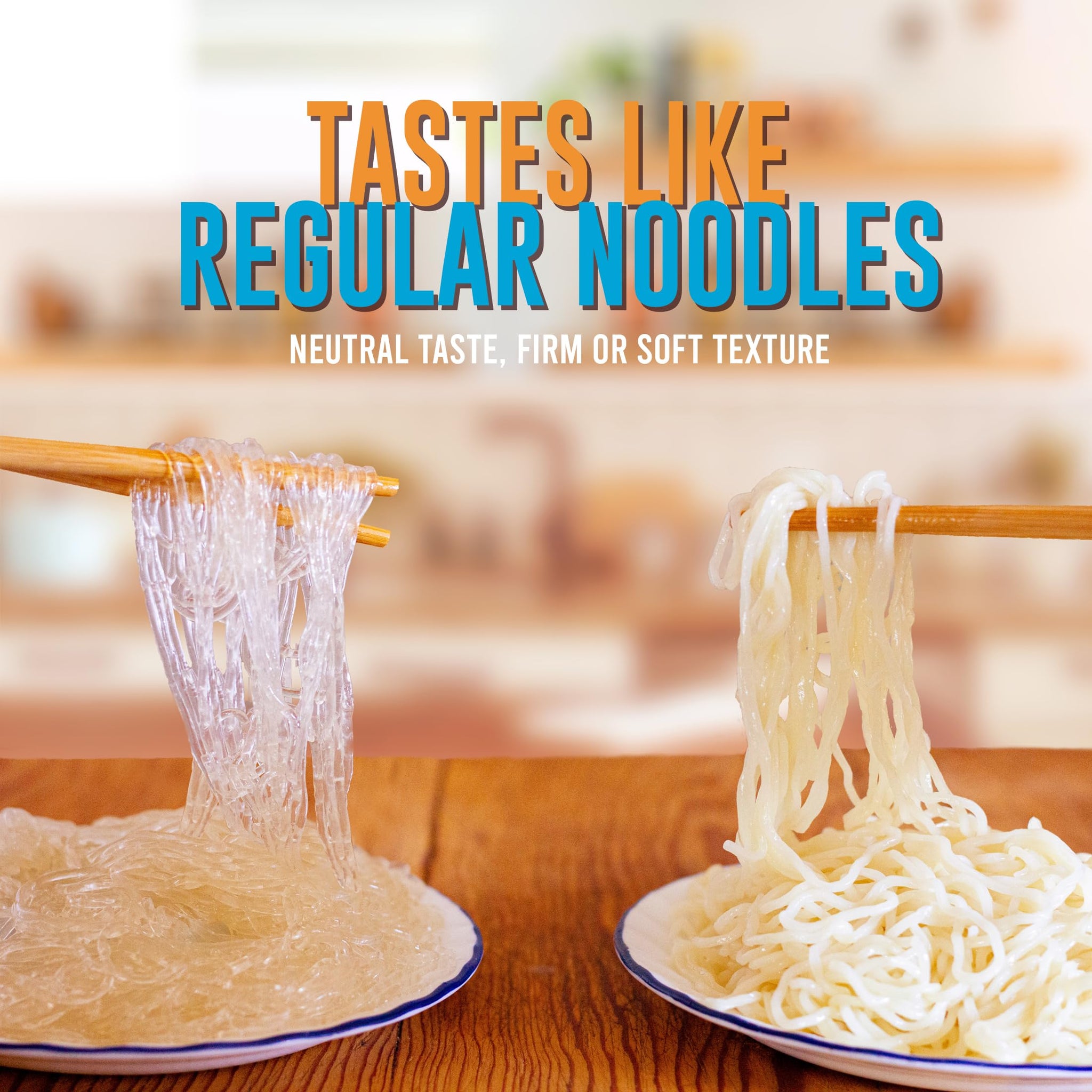 Sea Tangle Kelp Noodles (12oz) - Low Calorie Asian Noodles for Healthy Noodle Dishes - Gluten Free, Keto Noodle Sub for Rice Noodles, Glass Noodles