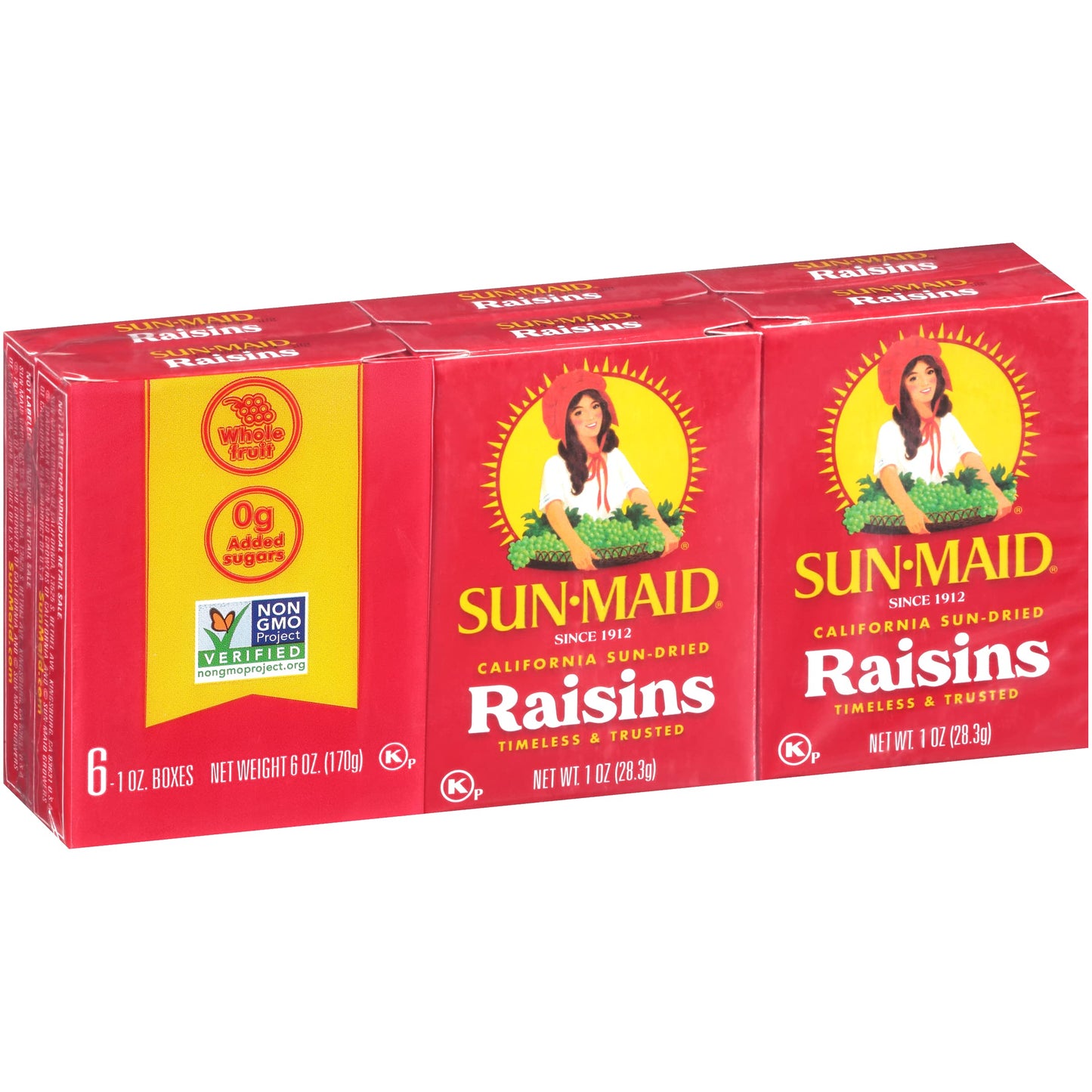 Sun Maid California Raisins (24 Boxes 6 x 4 packs)