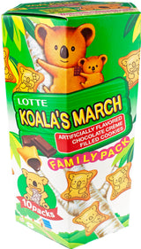 Lotte Koala's March Cookie with Chocolate Cream Family Size, 6.89 oz