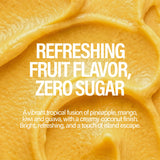GURU Zero Sugar Energy Drink, Tropical Sorbet, 12 Fl Oz, 12 Pack