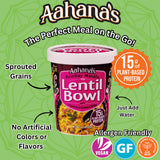 Aahana's Lentil Bowl - Masala - Vegan Food, Gluten Free Meals, Kosher, Non-GMO, Plant-Based, Meals Ready To Eat Indian Food & Vegetarian Food | Just