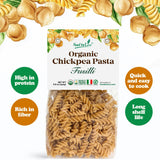 Food to Live Organic Chickpea Fusilli Pasta, 8.8 OZ (Pack of 2) - Non-GMO, Single Ingredient. No Additives. No Major Allergens. Good Source of Plant
