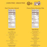 Simple Mills Almond Flour Snack Bars (Nutty Banana, Spiced Carrot Cake, Dark Chocolate Almond, Peanut Butter Chocolate Chip) - Gluten Free, Made