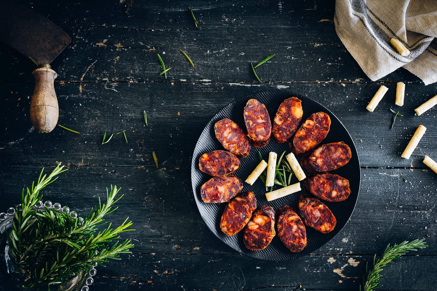 100% Pure Iberico de Bellota Acorn Fed Chorizo 6 oz. NITRATES & NITRITES FREE. ALL NATURAL
