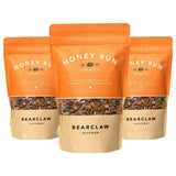 Bearclaw Kitchen Honey Run Granola 3-Pack - Snackable Clusters with Brown Butter & Local Honey - Gluten-Free Oats, Almonds, Cashews, Seeds