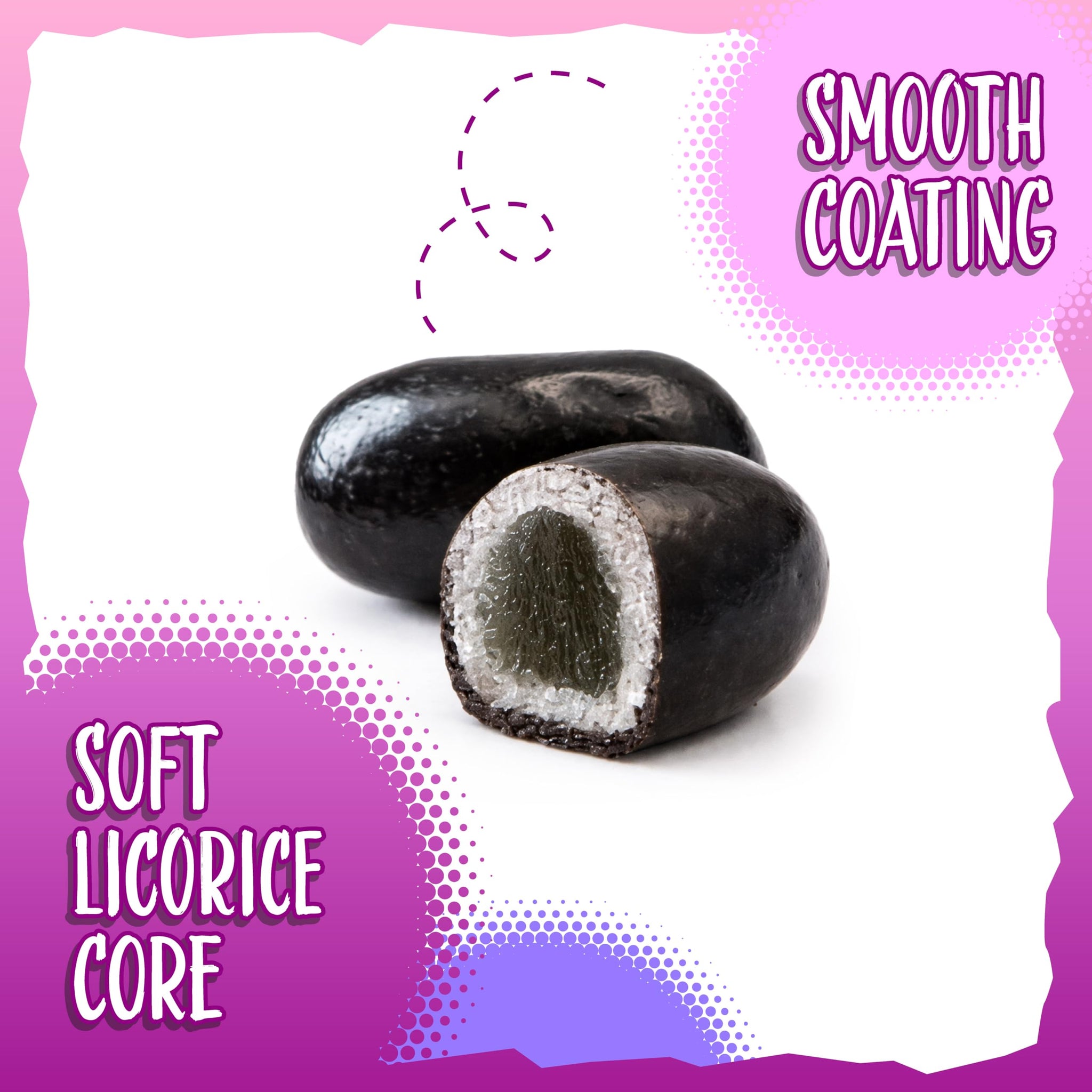 Black Licorice Jelly Beans | 1-Pound Bag | Black Jelly Beans for Holiday Buffets, Gifting, and Dessert Decorating | Old Fashioned Candy | Licorice