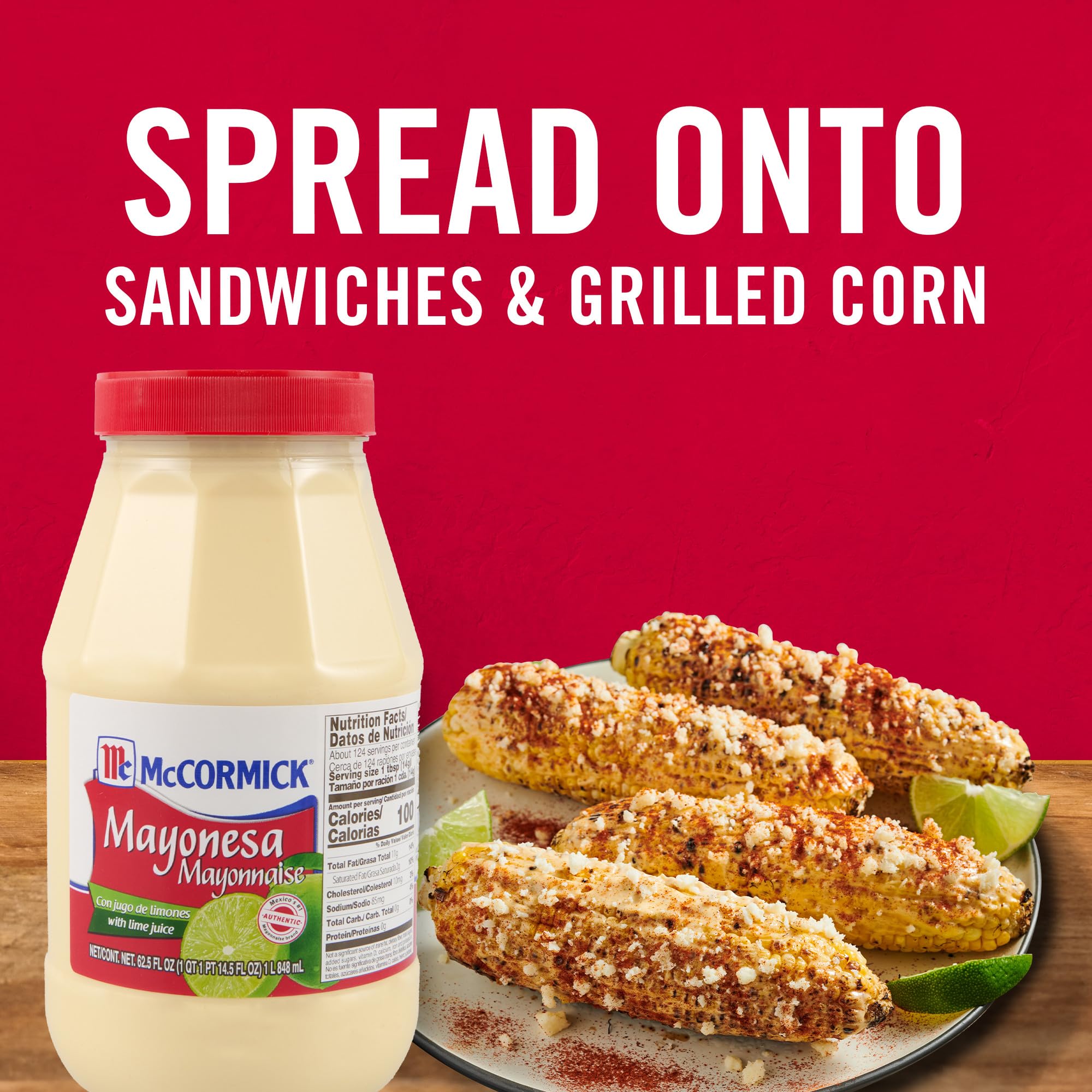 McCormick Mayonesa (Mayonnaise) with Lime Juice, 62.5 fl oz
