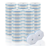 QKEL 50Pcs Disposable Toilet Brush Refills, Compatible with Most Toilet Brushes for Easy Bathroom Cleaning - Disposable Bowl Cleansing Wand Heads
