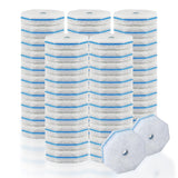 QKEL 50Pcs Disposable Toilet Brush Refills, Compatible with Most Toilet Brushes for Easy Bathroom Cleaning - Disposable Bowl Cleansing Wand Heads