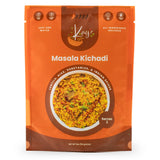 Kay’s Curries Masala Kichadi Meal Kit with Premium Rice and Lentils, Authentic Indian Comfort Food, Vegan and Gluten-Free One-Pot Healthy Dinner, Seed Oil-Free and Nut-Free, 2 Servings