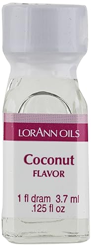 LorAnn Coconut SS Flavor, 1 dram bottle (.0125 fl oz - 3.7ml - 1 teaspoon) - 12 Pack
