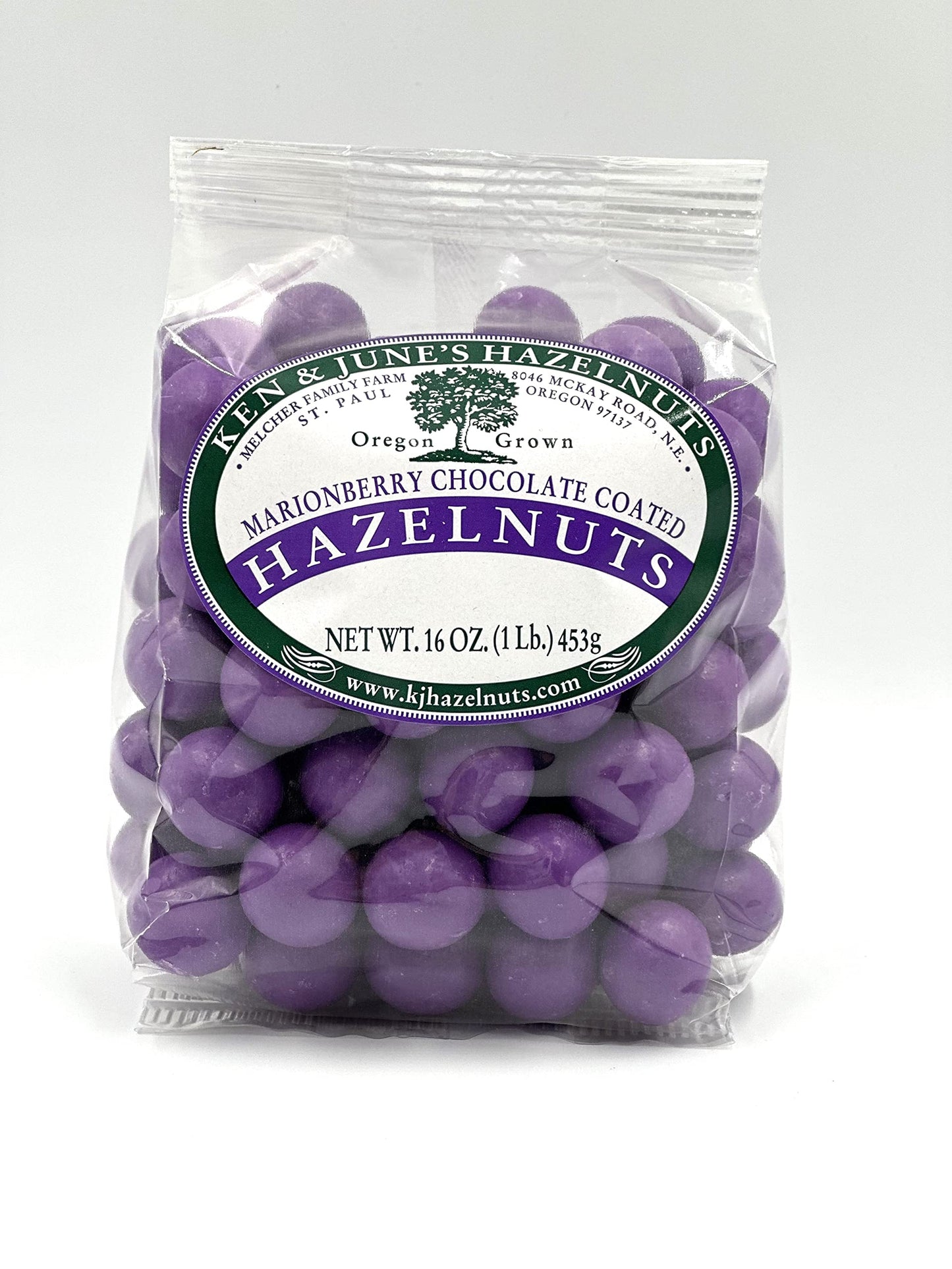 Marionberry Candy Coated Hazelnuts - 16 Oz Bag