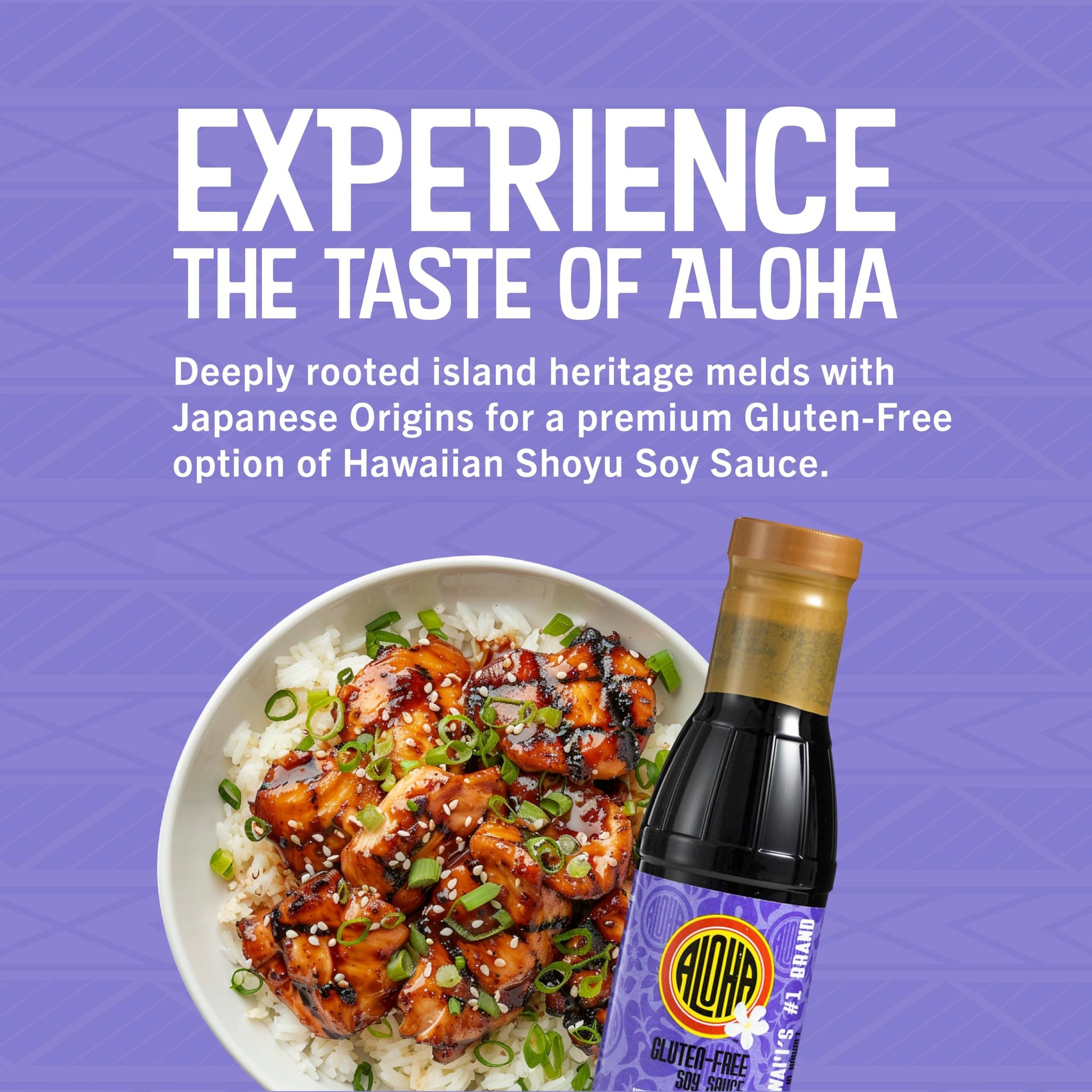 Aloha Shoyu - Gluten Free Soy Sauce - Smooth, Balanced Soy Sauce - Made in Hawaii - 12 oz. Bottle