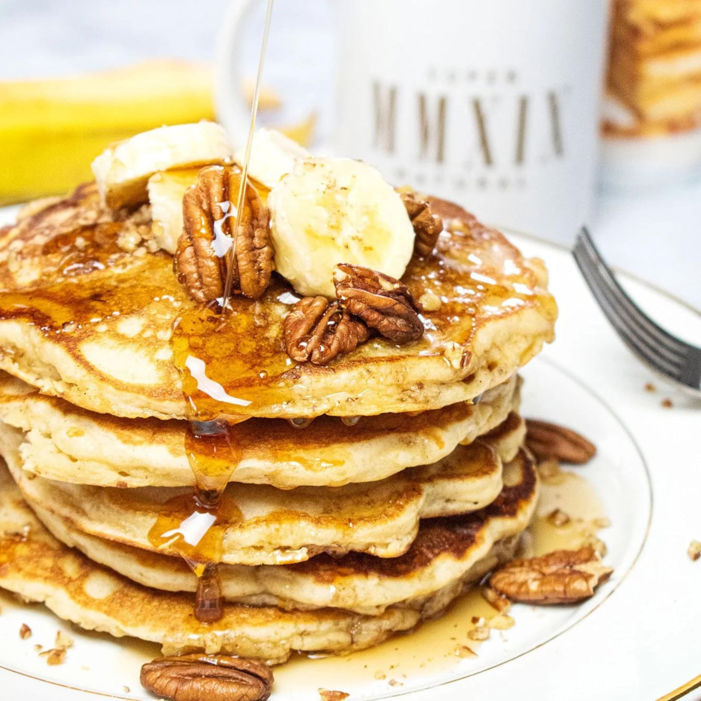 Vicky Cakes Pecan Pancake and Waffle Mix | Light & Fluffy, Dairy-Free, Vegan-Friendly, Non-GMO | 8oz