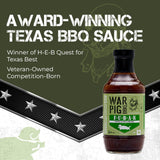 WarPig BBQ FUBAR Elite BBQ Sauce - Sweet & Tangy Texas Style Barbecue Sauce for Ribs, Pork & Chicken - Competition Winning Pitmaster Glaze & Grilling