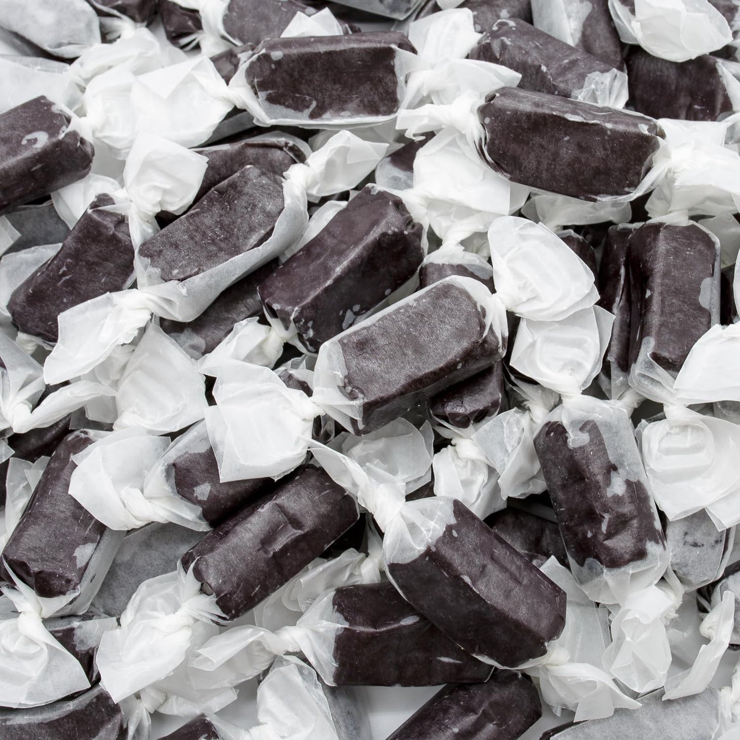 Black Licorice Caramel 8 oz - Fresh Cream and Butter, Soft and Delicious, Small Batch Crafted, Individually Wrapped Candy