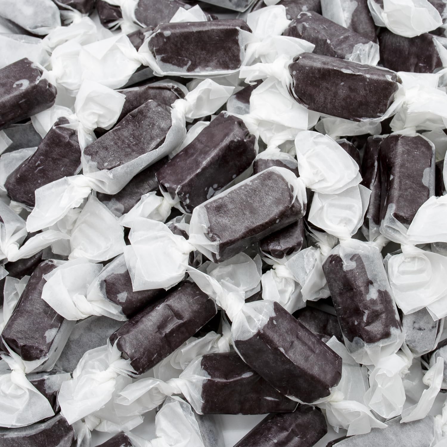 Black Licorice Caramel 8 oz - Fresh Cream and Butter, Soft and Delicious, Small Batch Crafted, Individually Wrapped Candy