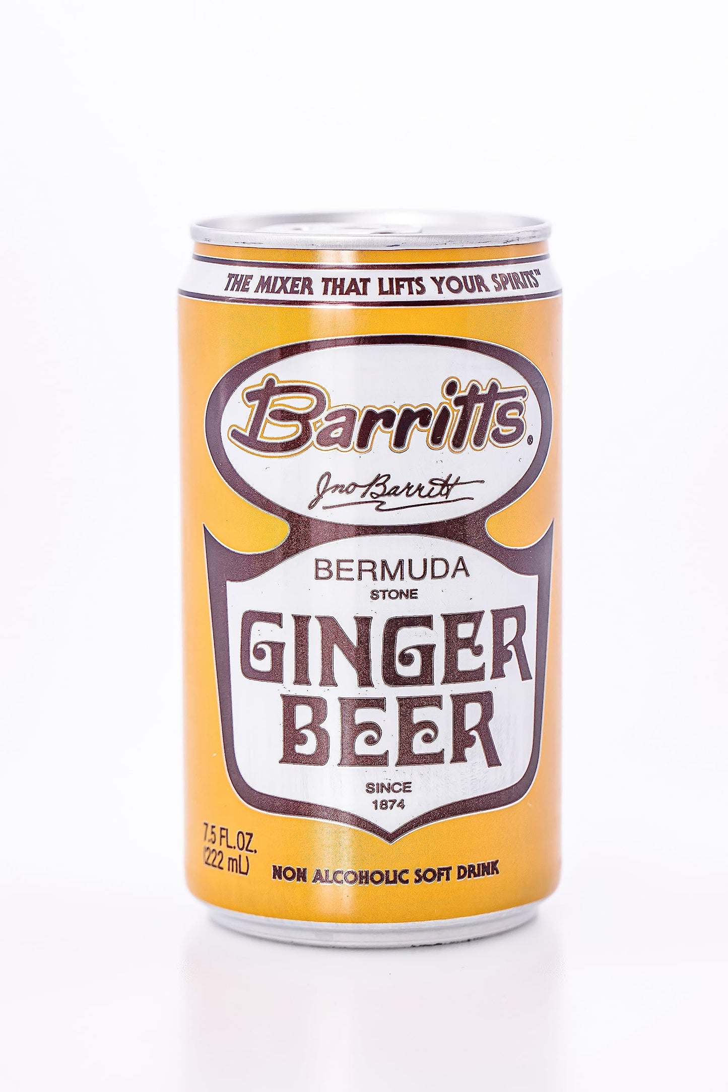 Barritt's Ginger Beer Original Ginger Beer, Non-Alcoholic Soda Cocktail Mixer, 7.5 fl oz Cans, 24 Pack, Mini, Gluten Free