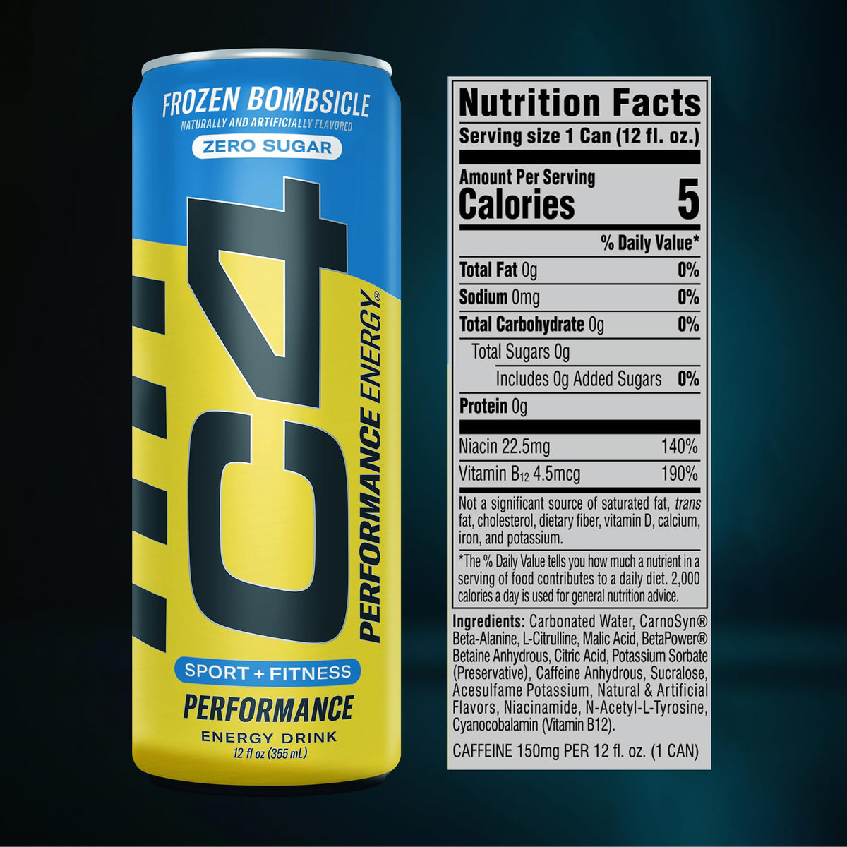 C4 Energy Brain & Body Variety Pack, 12 Pack