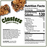 Nature’s Garden French Vanilla Clusters, 32oz Pouch - Chunky Nut, Seed & Cherry Snack Bites - Gluten-Free, Kosher, Nutrient-Dense Crunchy Treats