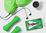 Trident Trident Sugarfree Gum, Spearmint, 12 Count