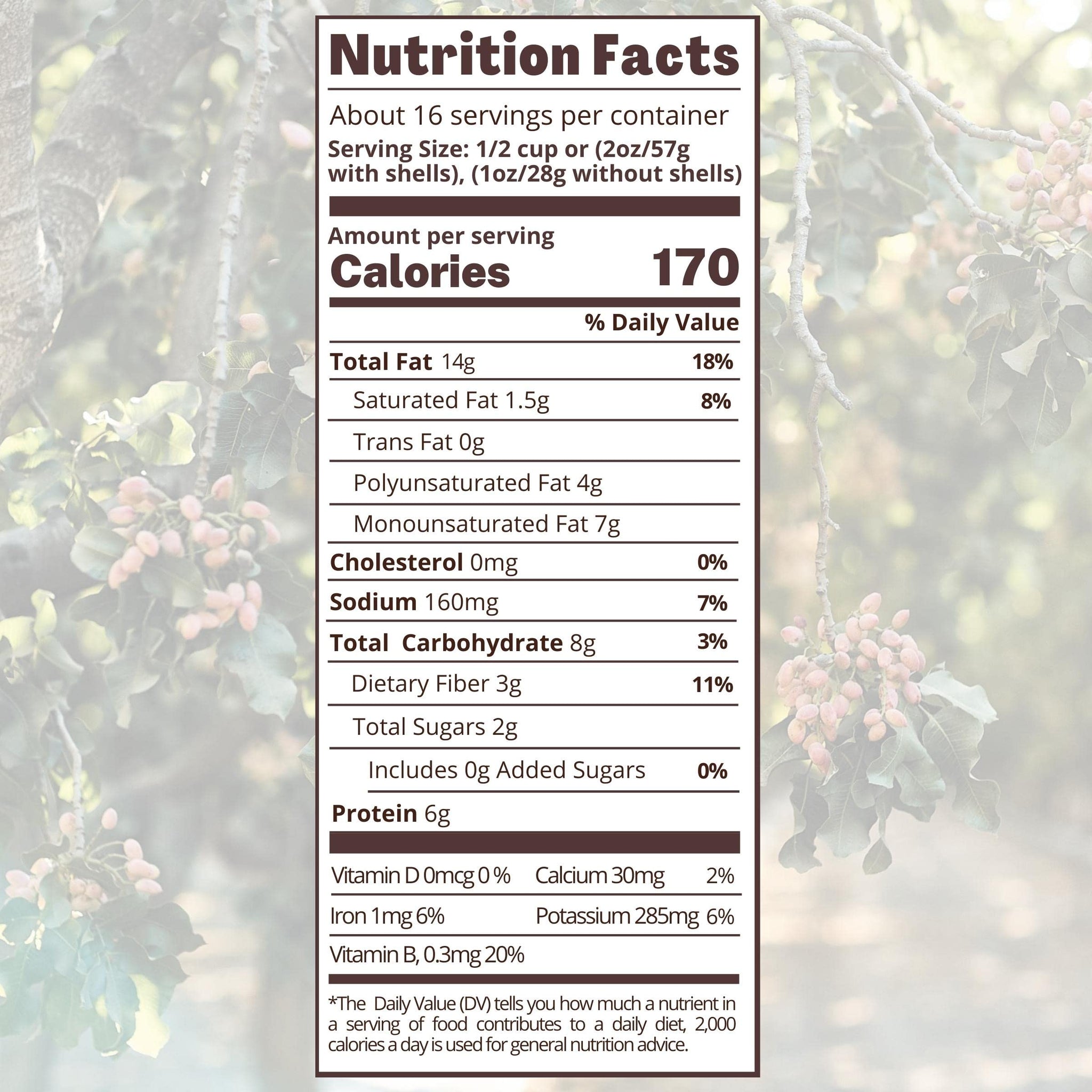 Nichols Farms California Pistachios Roasted Salted, Organic With Sea Salt, 32-Ounce Bag